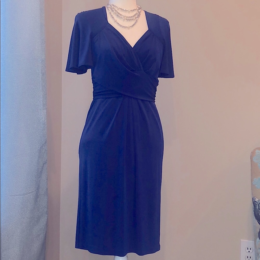 NEW Donna Rocco Royal Blue Dress
